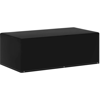 vidaXL Copertura da Giardino con 6 Occhielli per Barbecue 170x90x60 cm - Nero