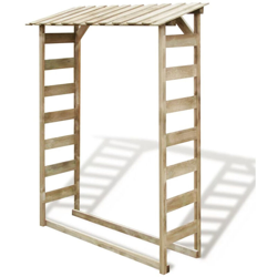 Deposito per Legname Capanno 150x44x176 cm Pino Impregnato precio