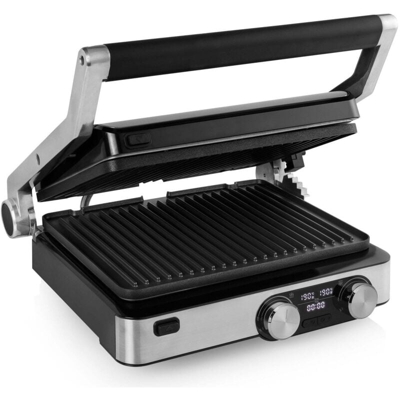 Princess 01.117310.01.001 Tavolo Griglia Rivestimento antiaderente, Funzione timer Argento/Nero