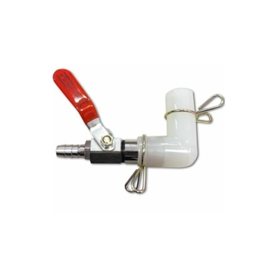 Rubinetto In Acciaio 18/9 Mm Per Compressore Aria Ossigenatore Laghetto