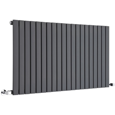 Hudson Reed Sloane Radiatore Termoarredo di Design Orizzontale Moderno - Termosifone Con Finitura Antracite - Design a Colonna Piatta - 1203W - 635 x