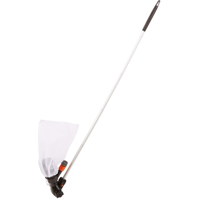 Testa di aspirazione per pulizia piscina con getto a vuoto BT6898 nera (incluse 5 sezioni di asta telescopica da 120 cm, rete di stoccaggio)