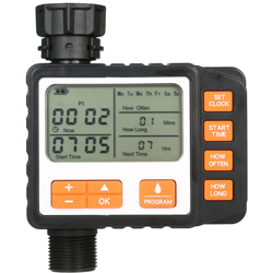 KKmoon 3 programmi separati Timer per acqua 3 pollici Schermo grande IP65 Impermeabile Modalita automatica e manuale Timer per tubo Timer per precio