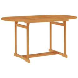 Tavolo Da Giardino 150x90x75 Cm In Legno Massello Di Teak en oferta