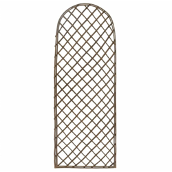 Tralicci da Giardino 6 pz 45x120 cm in Salice - Marrone - Vidaxl precio