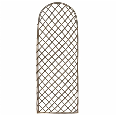 Tralicci da Giardino 6 pz 45x120 cm in Salice - Marrone - Vidaxl