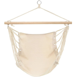 Vidaxl - Amaca seduta 1,0 x 0,8 m. in cotone, crema - crema en oferta