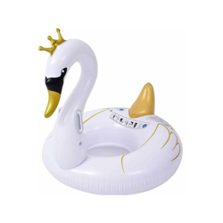 Ciambella Salvagente Cavalcabile Cigno Bianco E Oro Bambini 115Cm Mare Piscina características