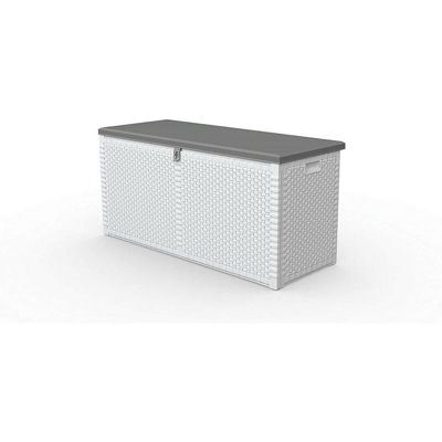 Baule in resina simil rattan cm.120x48x57 - Losa
