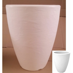 Vaso tondo in resina bianco cm Ø 30 x h 38 cm per esterno interno giardino - Home características