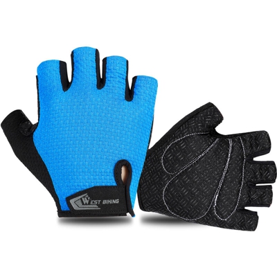 WEST BIKING Mezze dita Guanto Sport Running Ciclismo Guanto da ciclismo Guanto antiurto Traspirante Guanto da ciclismo Guanto da bicicletta da
