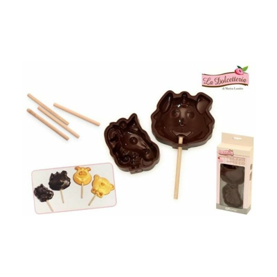 Stampo Silicone Lollypop Cane/Cavallo 2 Pezzi - Gp&me