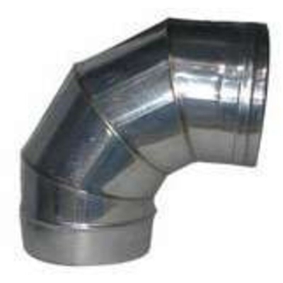 Gomito 90ø Acciaio Inox Finitura Lucida 4 Settori 12