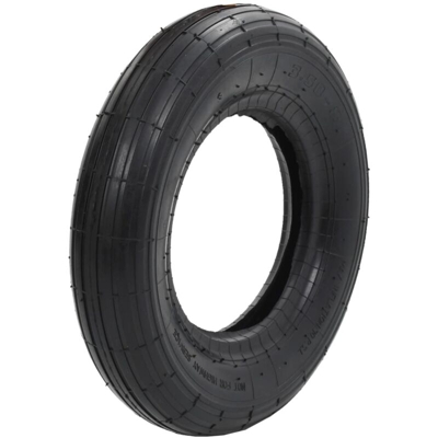 Ruota per Carriola 3,50-8 4PR Gomma - Nero - Vidaxl