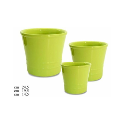 Coprivaso Verde Bordo Rilievo Set 3 Pezzi - VEA características