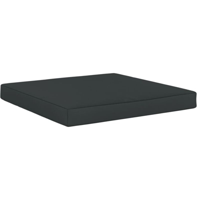 vidaXL Cuscino per Pavimento e Pallet 60x61,5x6cm Antracite in Tessuto - Antracite