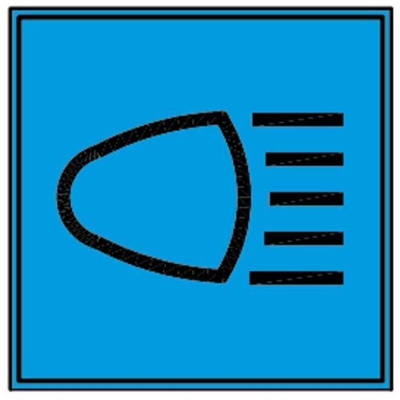 Ama - Spia Universale Luce Luminosa Ricambio Veicoli Mezzi Agricoli Trattore 29242V Blu Abbaglianti (31898)