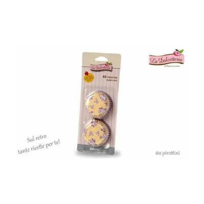 Gp&Me 5305 Stampo Dolci Pirottino Decorato 5cm 60 Pezzi