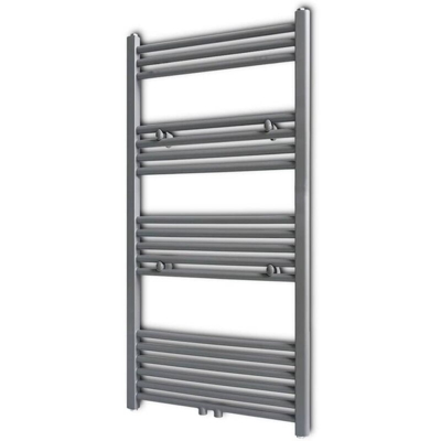 Portasciugamano Radiatore Riscaldamento Centrale Dritto 600x1160 mm Grigio - Grigio