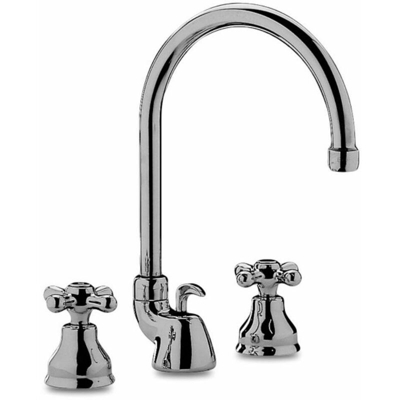 Miscelatore per lavabo a tre fori Paffoni Iris-Viola IRV057 - VLV057 | Cromo - Viola