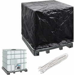 vidaXL Coperture Serbatoi Giardino con 8 Occhielli 116x100x120 cm - Nero en oferta