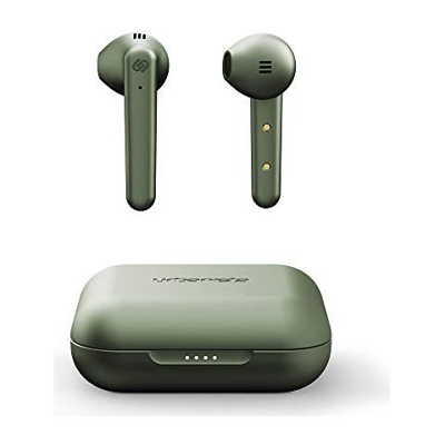 Stockholm Plus Auricolari Wireless - più di 20 Ore di Riproduzione, Cuffie Impermeabili IPX4, Auricolari Bluetooth 5.0, Controlli Touch & Microfono Migliorato per chiamate limpide, Verde