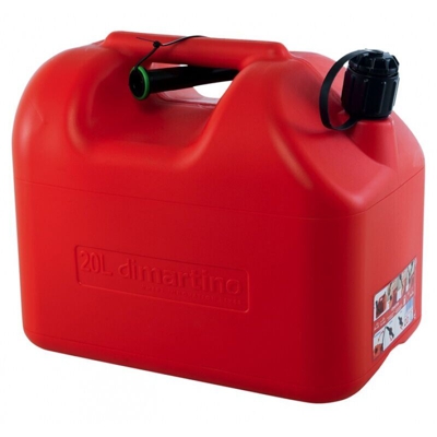 Tanica bidone lt 20 di martino trasporto carburante benzina gasolio omologato