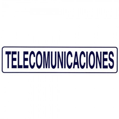 Etichetta 250x63 mm. Telecomunicazioni