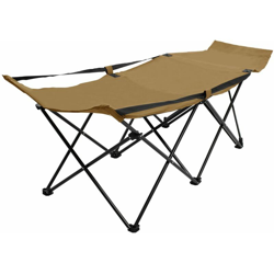 Lettino Prendisole Pieghevole Grigio Talpa in Acciaio - Marrone - Vidaxl en oferta