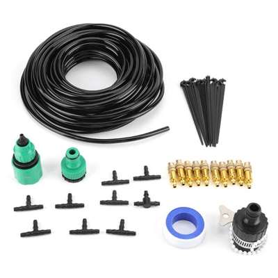 Tubo da giardino espandibile, tubo flessibile per acqua, tubo da giardino in gomma premium, 4/7 mm, 50 m