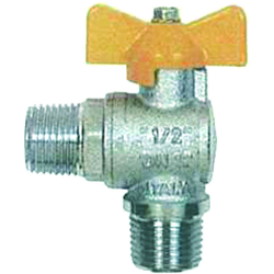 Valvola a sfera a squadra per gas 1/2 características