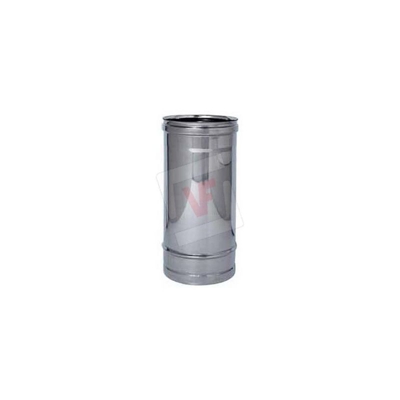 Tubi inox per stufe FUM. TUBI ACCIAIO INOX 120 MT.0,50