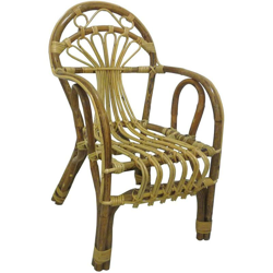 Okaffarefatto - Poltroncina ,sediolina in legno di vimini, bambu per bambino,a mod sole características