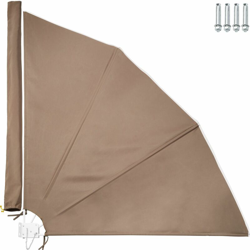 Tenda a ventaglio per balcone - tende da sole, tende da esterno, tende da sole per balcone - marrone precio
