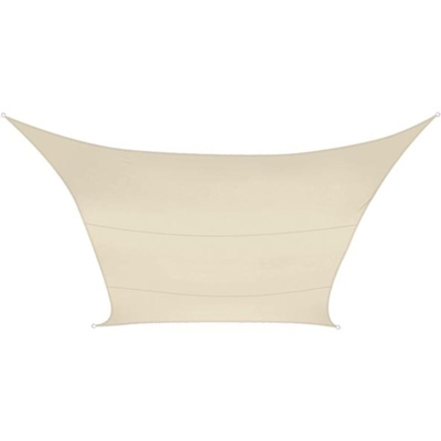 Perel Vela Parasole Quadrata 3,6 m Crema - crema