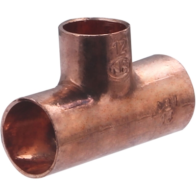 Raccordo a T in rame a saldare, femmina, ridotto, ø14-12-14 NOYON & THIEBAULT