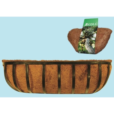 Ricambi Vasi Fibra Cocco Gdlg Per Balconiere Rettangolari 50Cm. Conf 6Pz.