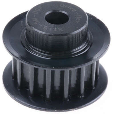 Puleggia per cinghie sincrone 15 denti, passo 5mm, foro 6mm, per cinghie larghe 9mm, in Acciaio - Rs Pro