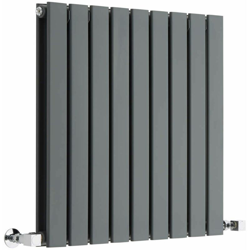 Hudson Reed Delta Radiatore Termoarredo di Design Orizzontale Moderno - Termosifone con Finitura In Antracite - Pannelli Piatti - 635 x 630mm - 860 características