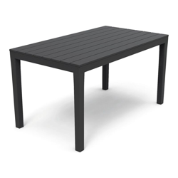 Tavolo 138 x 80 antracite Sumatra características