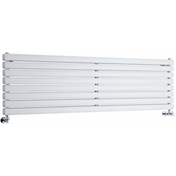 Hudson Reed Revive Radiatore Termoarredo di Design Orizzontale Moderno - Termosifone Con Finitura In Bianco - Design a Colonna Ovale - 472 x 1600 x características