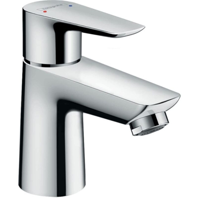 Miscelatore monocomando per lavabo Hansgrohe Talis E 80, per scaldabagni ad acqua aperta, scarico a scomparsa, sporgenza 96 mm - 71707000