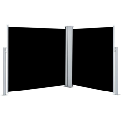 Tenda da Sole Laterale Retrattile Nera 120x600 cm - Nero - Youthup características