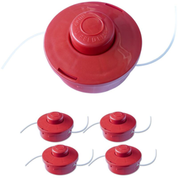 4x Nemaxx FS2 bobina con starter automatico, bobina a doppia fila, rullo di nylon, accessori, ricambio, bobina per decespugliatore a benzina - rosso características