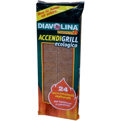 Facco Giuseppe&c. - DIAVOLINA ACCENDIFUOCO ECOL.24 CUBETTI 15330