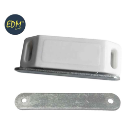 EDM - Magnete per porta bianca (set due pezzi) 58x15mm en oferta