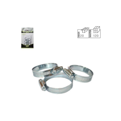 Set 6 pezzi fascette stringitubo in acciaio al carbonio zincato, precio