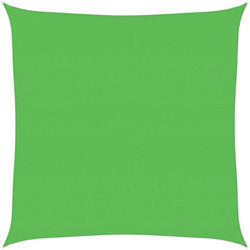 vidaXL Vela Parasole 160 g/m² Verde Chiaro 4x4 m in HDPE - Verde en oferta