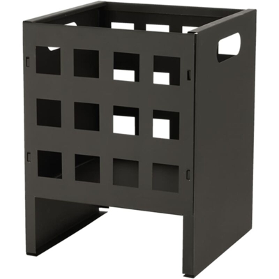 FF87 Braciere a cesto quadrato - Nero - Esschert Design
