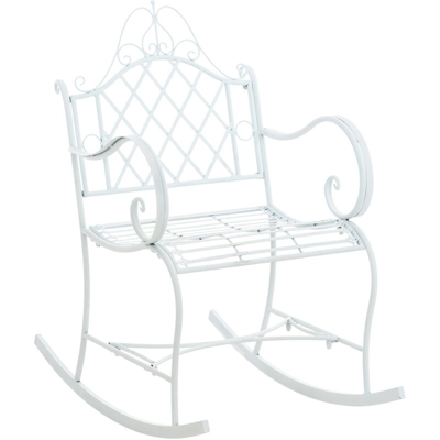 Sedia a dondolo Ansan Bianco